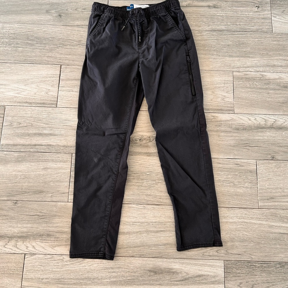 Old Navy Black Casual Bottoms with Tapered Fit